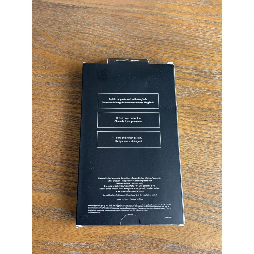Kate Spade iPhone Air 2025 Protective Case Clear MagSafe KS057641-2
